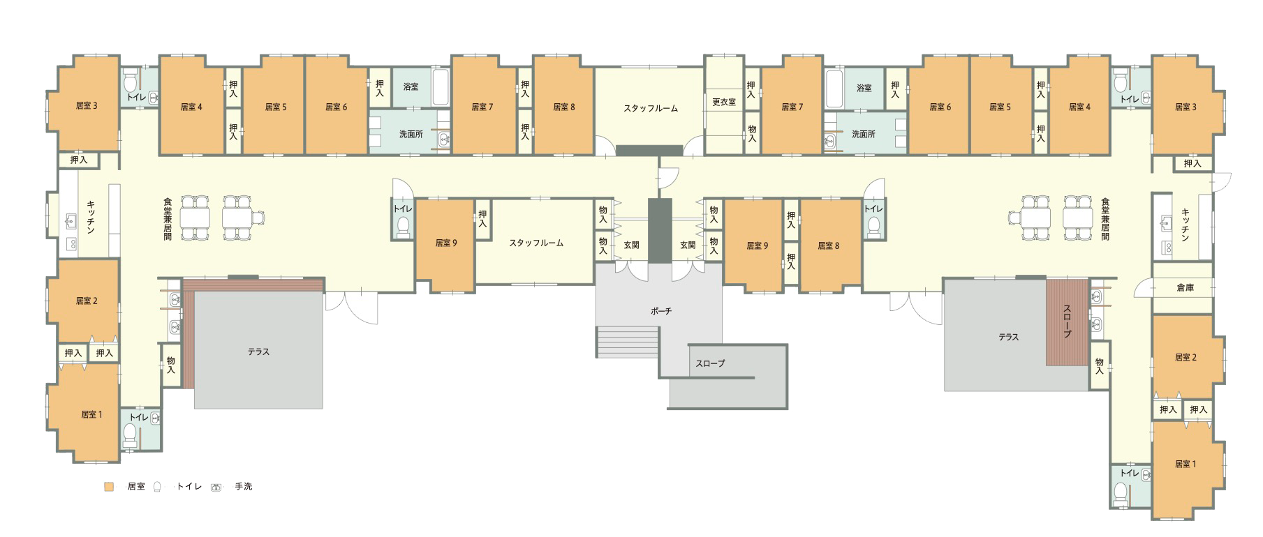 グループホーム あきら　平面図